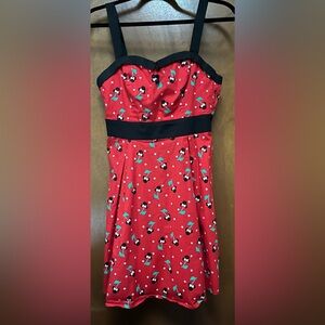 Disney Minnie Cherries Pinup Dress